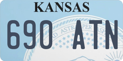 KS license plate 690ATN