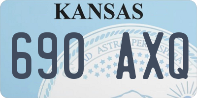 KS license plate 690AXQ