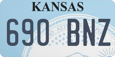 KS license plate 690BNZ