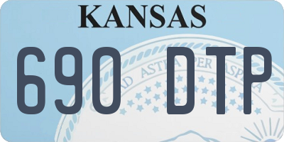 KS license plate 690DTP