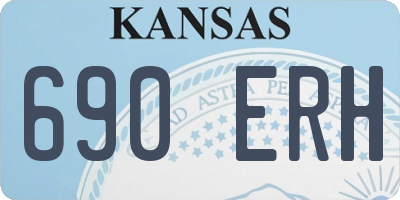 KS license plate 690ERH