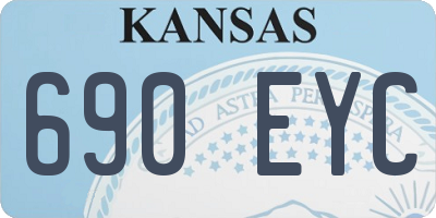 KS license plate 690EYC