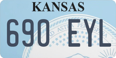 KS license plate 690EYL