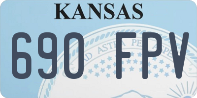KS license plate 690FPV