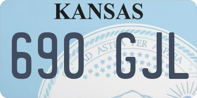 KS license plate 690GJL