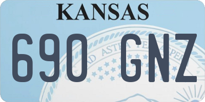 KS license plate 690GNZ