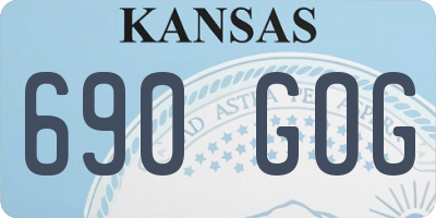 KS license plate 690GOG