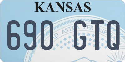 KS license plate 690GTQ