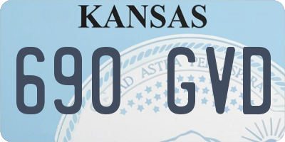KS license plate 690GVD