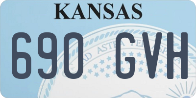 KS license plate 690GVH