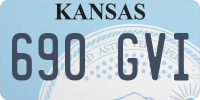 KS license plate 690GVI