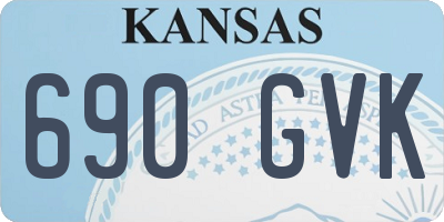 KS license plate 690GVK