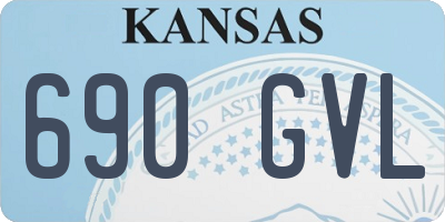 KS license plate 690GVL