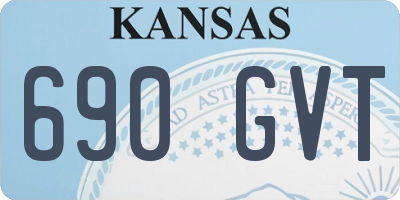 KS license plate 690GVT