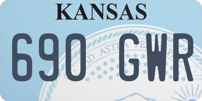 KS license plate 690GWR