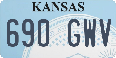 KS license plate 690GWV