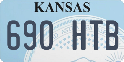 KS license plate 690HTB