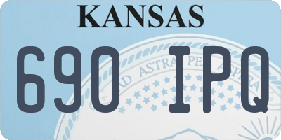 KS license plate 690IPQ