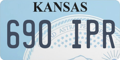 KS license plate 690IPR