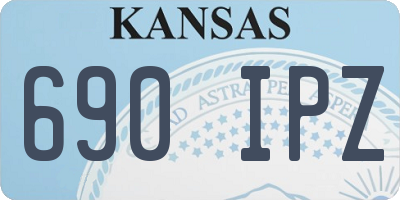 KS license plate 690IPZ