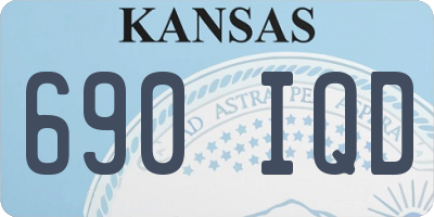 KS license plate 690IQD