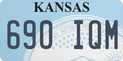 KS license plate 690IQM