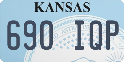 KS license plate 690IQP