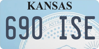KS license plate 690ISE