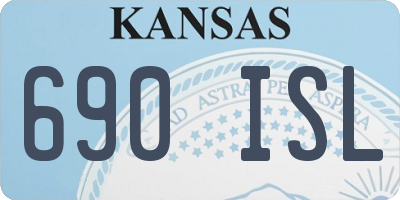 KS license plate 690ISL