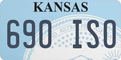 KS license plate 690ISO