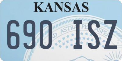 KS license plate 690ISZ
