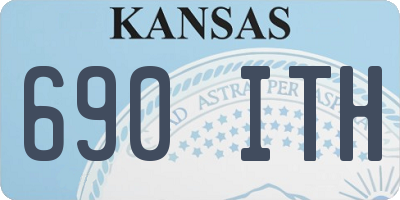 KS license plate 690ITH