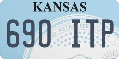 KS license plate 690ITP