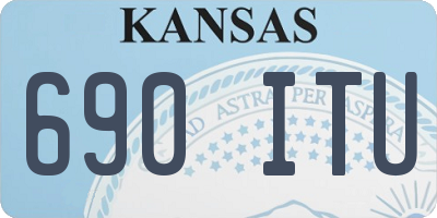 KS license plate 690ITU