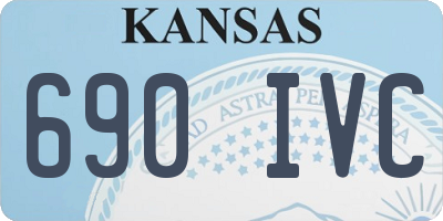 KS license plate 690IVC