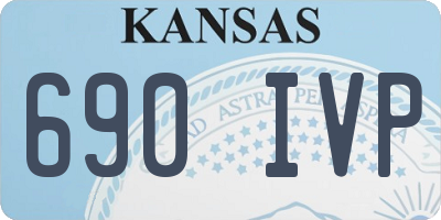 KS license plate 690IVP