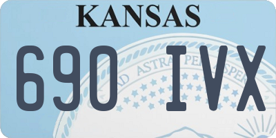 KS license plate 690IVX
