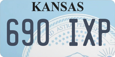 KS license plate 690IXP