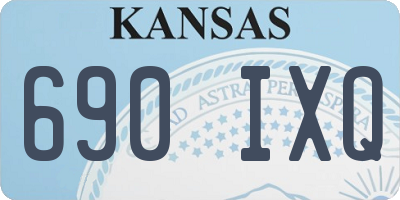 KS license plate 690IXQ