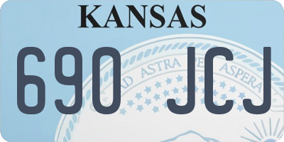KS license plate 690JCJ