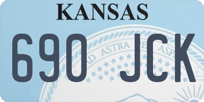 KS license plate 690JCK