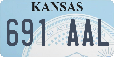 KS license plate 691AAL