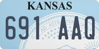 KS license plate 691AAQ