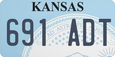 KS license plate 691ADT