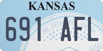 KS license plate 691AFL