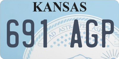 KS license plate 691AGP