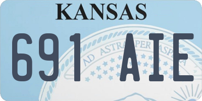 KS license plate 691AIE