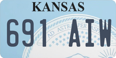 KS license plate 691AIW