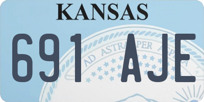 KS license plate 691AJE