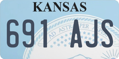 KS license plate 691AJS